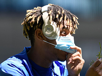 Barcelona defender Todibo conf...